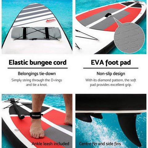 Image of Weisshorn Stand Up Paddle Boards SUP 11ft Inflatable Surfboard Paddleboard Kayak