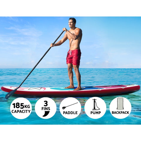 Image of Weisshorn Stand Up Paddle Board 11ft Inflatable SUP Surfboard Paddleboard Kayak