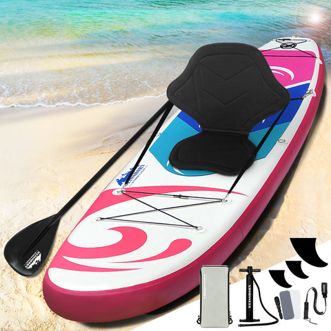 Image of Weisshorn Stand Up Paddle Board 11ft Inflatable SUP Surfboard Paddleboard Kayak